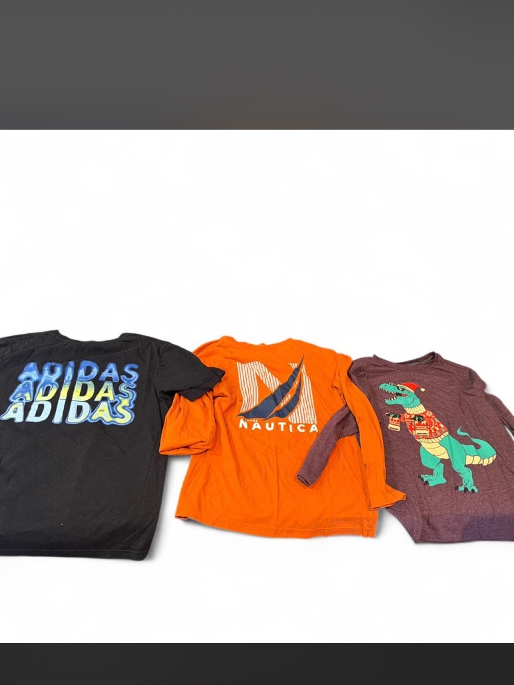 Old Navy Orange Nautica Graphic Tee - Kids Short Sleeve